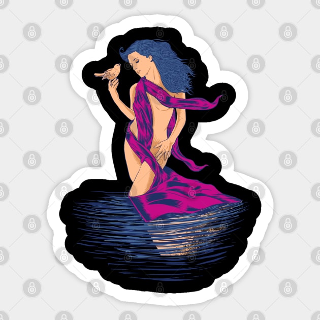 Lonely girl Sticker by barmalisiRTB